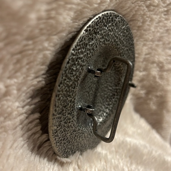 Vintage Faux Turquoise Belt Buckle - Picture 4 of 6